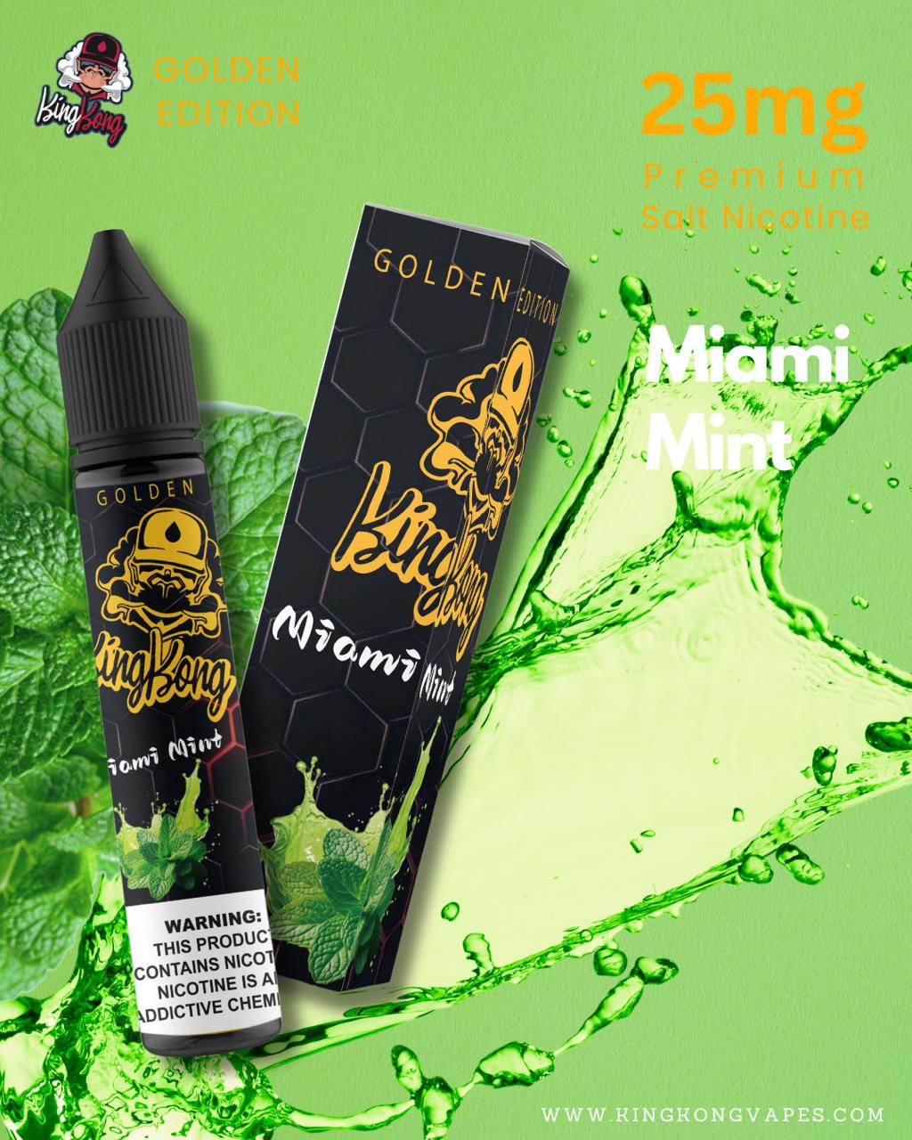 سالت کینگ کنگ اسپانیایی طعم Mint/نعنا،  نیکوتین 25